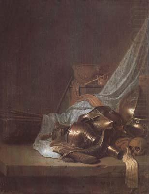 Still Life with Weapons and Banners (mk14), POORTER, Willem de
